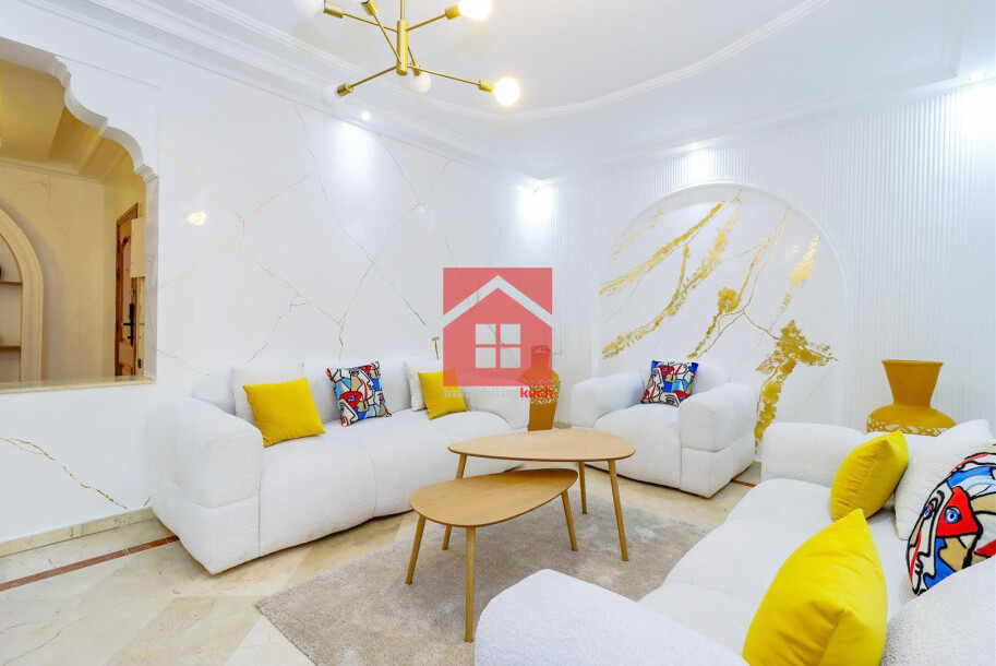 Bel Appartement avec Balcon a Gueliz-2