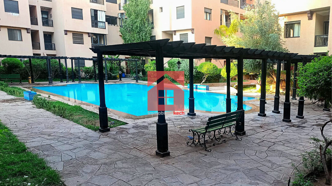 😍 Appart Meublé avec Balcon et Piscine 😍-0